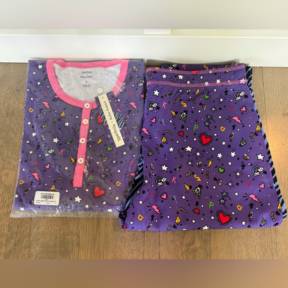Sparkella x Roller Rabbit Women’s Pajama Set